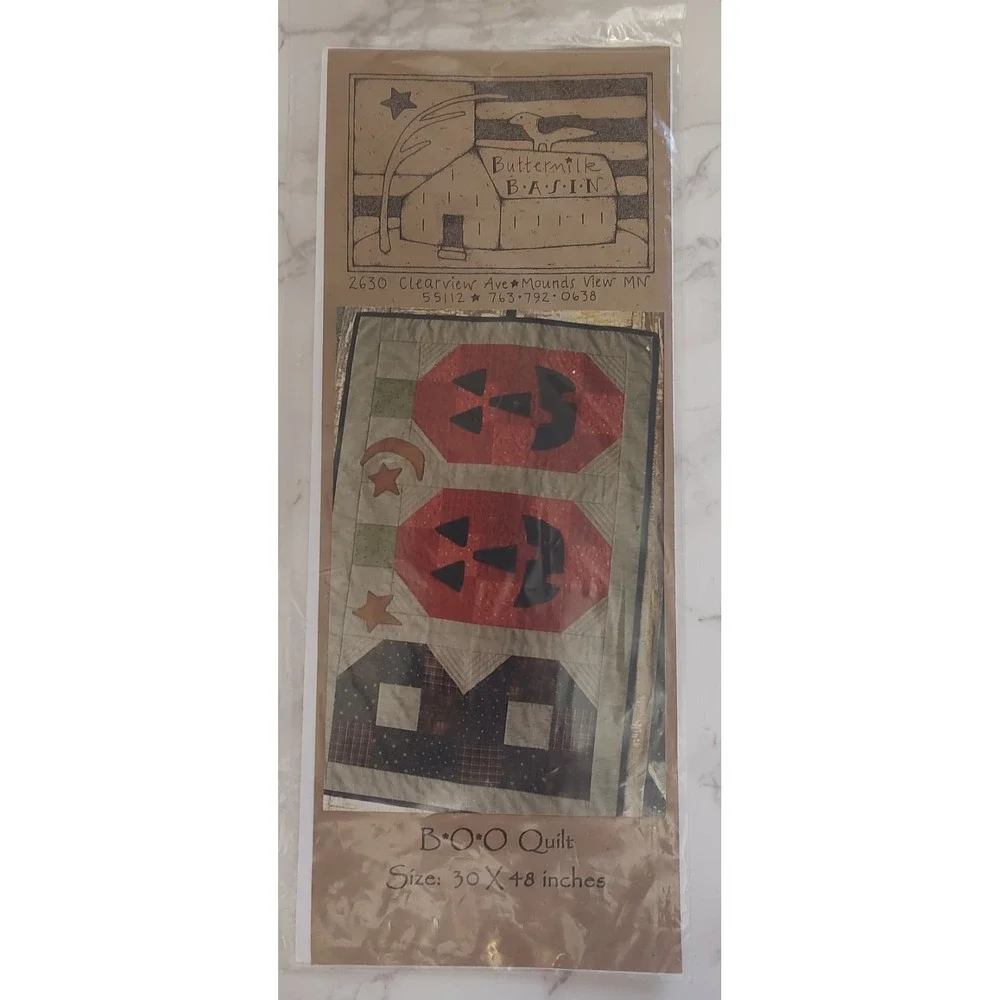 Buttermilk Basin Jack O Lantern Pumpkin Halloween Quilt Pattern P70